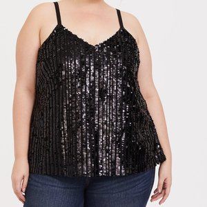 Torrid Sophie Sequin Swing Cami